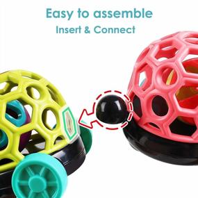 img 3 attached to Musical Train Soft Rattles Baby Toys For Early Development And Sensory Play - Perfect Christmas Gifts For Infants And Toddlers 6-24 Months