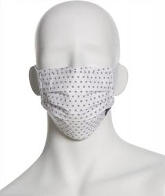 img 1 attached to Pleated Woven Fabric Face Masks By Original Penguin - Reusable And Stylish