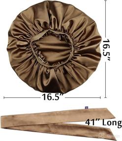 img 2 attached to 🧢 Enhanced Comfort and Protection: Jumbo Bonnet Natural Braids Stocking