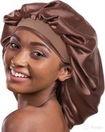 🧢 enhanced comfort and protection: jumbo bonnet natural braids stocking logo