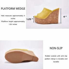 img 2 attached to Stylish And Comfy: LAICIGO'S Wedge Platform Sandals For Trendy Summer Fashion