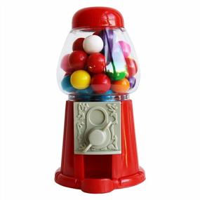 img 3 attached to Add Fun And Color To Your Kid'S Party With ModParty Mini Gumball Machines In Red (Set Of 6)