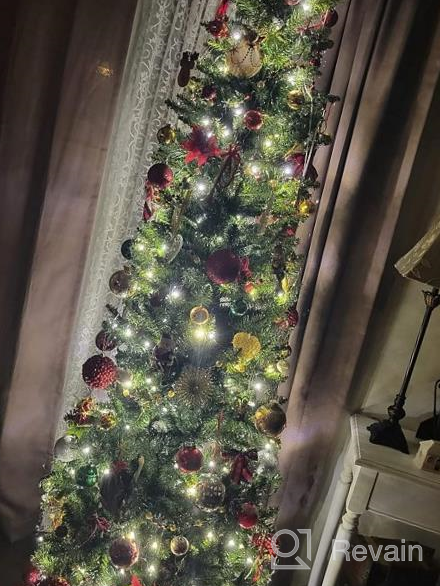 img 1 attached to 6Ft Prelit Christmas Tree With 240 Lights - Perfect For Home, Office & Party Decorations! review by Dominic Kimbro