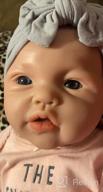 img 1 attached to 👶 Vollence Lifelike Full Body Silicone Baby Doll - 23 inch Realistic Newborn Girl Doll, Non-Vinyl Reborn Baby Doll review by Jonathan Waritani