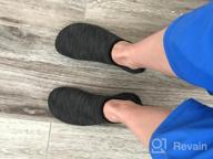 картинка 1 прикреплена к отзыву Barefoot Comfort: VIFUUR Knitted Sock Shoes For Men And Women – Breathable And Non-Slip Aqua Yoga Slippers For The Perfect Indoor Experience от Bill Lacy