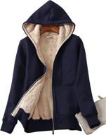 π§₯ zity women's winter sweatshirt black l: premium comfort and style in women's clothing coats, jackets & vests logo