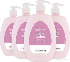 img 4 attached to 👶 Amazon Basics Baby Lotion 4-Pack (16.9oz) in Mild & Gentle Formula - Previously Solimo