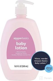 img 1 attached to 👶 Amazon Basics Baby Lotion 4-Pack (16.9oz) in Mild & Gentle Formula - Previously Solimo