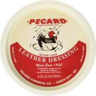 👢 enhance and protect your leather with pecard leather dressing, 6 oz логотип