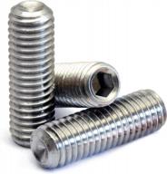 secure fastening with monsterbolts' stainless steel m5 cup point set screws - din 916 (10 pack) logo