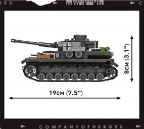 img 2 attached to Испытайте реалистичные боевые действия с COBI Company Of Heroes 3 Panzer IV Ausf. Г.Танк