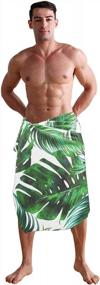img 1 attached to Get Tropical With Our Jungle Floral Green Bath Towels - Soft, Absorbent, And Perfect For Gym, Sports, Spa, Beach, And Home Decor!