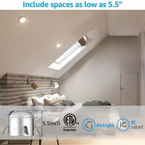 img 3 attached to Upgrade Your Lighting Setup With TORCHSTAR'S 8-Pack 6 Inch Remodel Recessed Lighting Housing - IC Rated Air Tight, Max 20W Compatible, And ETL Certified For Damp Locations