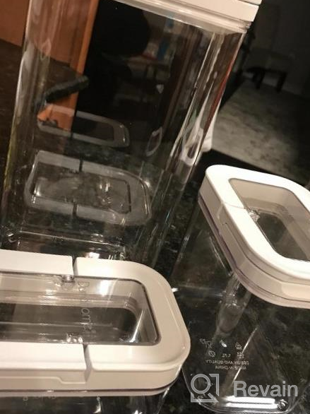 img 1 attached to 6 Piece Durable BPA-Free Acrylic Airtight Food Storage Containers With Innovative FLiPLOCK Handle Lid - Perfect For Pantry Organization! review by Darby Perkins
