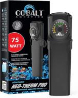 🐠 cobalt aquatics нео-терм про аквариумный обогреватель (25-200вт) - полностью погружной, с термостатом, термометром, неразбиваемый для пресноводных и морских аквариумов логотип