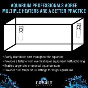 img 1 attached to 🐠 Cobalt Aquatics Neo-Therm Pro Aquarium Heater (25-200w) - Fully-Submersible, Thermostat, Thermometer, Shatterproof for Freshwater and Saltwater Tanks