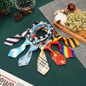 img 1 attached to 🐶 Segarty Neckties: 40 Pet Bowties for Small Dogs - Adjustable Puppy Bow Tie Dog Collar Costume Grooming Accessories for Wedding, Birthday, Holiday, Valentine's Day, Party, and Daily Wearing - Perfect Gift Option