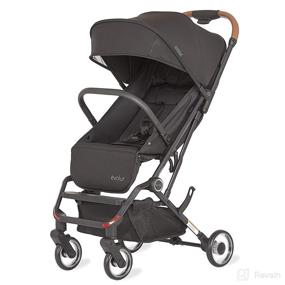 img 4 attached to Evolur Urban Nimble Stroller in Sleek Black: A Stylish and Practical Choice (465-BLK)