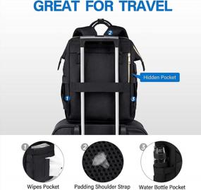 img 2 attached to 🎒 Laptop Backpack for Women: Stylish Teacher, Nurse Bag with USB Charging Port for Work & Travel