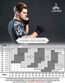img 3 attached to Stay Safe And Stylish With LAFROI Men'S Long Sleeve Compression Rash Guard
