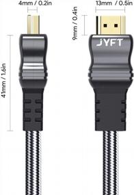img 3 attached to 6Ft JYFT High Speed HDMI Cable - 4K @ 60Hz, UHD 2016P, 3D 1080P, Supports Apple TV/Xbox/PS3-4/HDTV