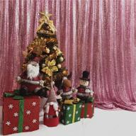 trlyc rose pink sequin curtain backdrop 2ft by 8ft логотип