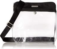 clear pocket compliant crossbody handbags & wallets by baggallini via crossbody bags logo