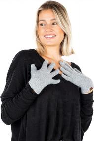 img 2 attached to Stay Warm & Stylish With Funky Junque Winter Touchscreen Gloves!