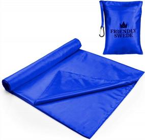 img 4 attached to The Friendly Swede Travel Sleeping Bag Liner - Lightweight And Compact Adult Sleep Sack For Camping And Hotels