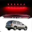 compatible high mount stop lights full rear led 3rd third brake tail light replacement for 04-07 for buick rainier 02-09 for chevrolet trailblazer,for gmc envoy excludes xuv 03-08 for isuzu logo