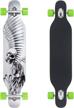 ride in style with petgirl's 42-inch drop down complete longboard for all levels and styles logo
