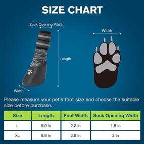 img 3 attached to 🐾 Keep your dog's paw comfortable and slip-free with PUPTECK Anti-Slip Dog Socks: Adjustable Strap & Waterproof Boots for Indoor and Outdoor Activities!