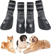 🐾 keep your dog's paw comfortable and slip-free with pupteck anti-slip dog socks: adjustable strap & waterproof boots for indoor and outdoor activities! логотип