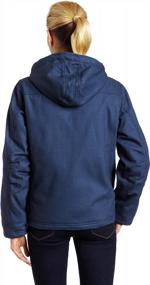 img 1 attached to Dickies Womens Sanded Hooded Jacket