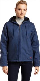 img 2 attached to Dickies Womens Sanded Hooded Jacket