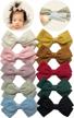 cherssy's darling baby girl hair bow clips - fully lined alligator clips for infants, toddlers, and little girls! logo