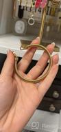 img 1 attached to 💎 Dorriss Buckle Bangle Cable Wire Bracelets - Fashionable Jewelry Gifts for Women, Best Friends, and Sisters review by Tressy Rakowiecka