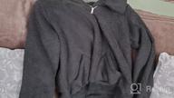 img 1 attached to Women'S Half Zip Sherpa Pullover Fleece Sweatshirt With Pockets review by Jason Przystup