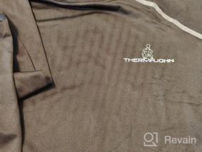 img 6 attached to Thermajohn Men'S Long Sleeve Compression Shirt: Cool Dry Baselayer For Running & Workout!