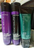 картинка 3 прикреплена к отзыву 🖤 MATRIX Total Results Dark Envy Маска для волос для нейтрализации красного оттенка на темно-коричневых или черных волосах, усиливает холодные тона и придает глянцевое покрытие от Maejima Riko ᠌