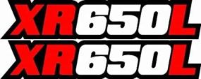 img 1 attached to 🏍️ XR650L Swingarm Stickers - MX Dirtbike Decals Graphics for XR650/XR 650/650L