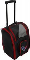wheeled pet carrier for dogs and cats - nfl premium quality logo