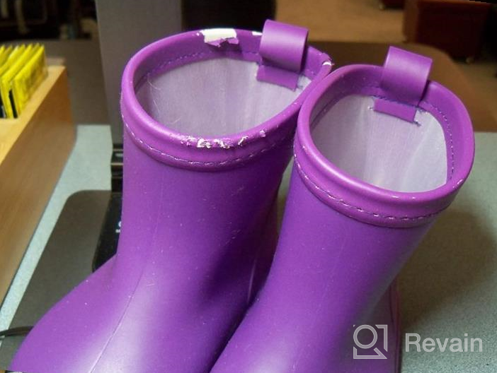 img 1 attached to Amoji Easy On Rain Shoes 👶 Boots for Baby, Toddler, and Little Kid review by Robert Aan