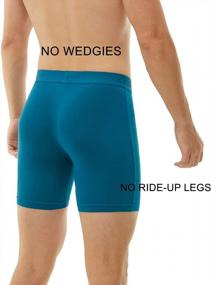 img 1 attached to Stay Cool And Comfortable: 4 Pack Men'S Bamboo Viscose Boxer Briefs With Fly