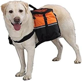 img 1 attached to 🐶 Zack & Zoey Large Orange Pet Day Tripper with Storage Pouches - Convenient and Spacious!