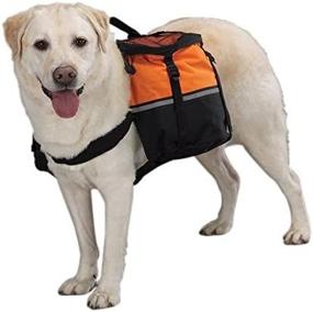 img 3 attached to 🐶 Zack & Zoey Large Orange Pet Day Tripper with Storage Pouches - Convenient and Spacious!