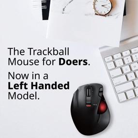 img 3 attached to 💪 Enhance Your Gaming Experience with ELECOM Left-Handed Wireless Thumb-Operated Trackball Mouse - 6-Button Function and Precise Optical Sensor