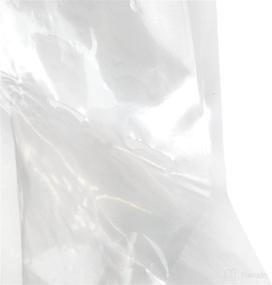 img 2 attached to 👗 HANGERWORLD 72-inch Clear Dry Cleaning Bag - Pack of 20, Thick 100 Gauge Polyethylene Clothes Dust Cover, Extra Long for Dresses, Perforated for Easy Tear