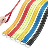 🐶 petpmeee reflective slip lead dog leash, 6 ft short leash with o-ring for walking, training, running, and grooming rescues, shelter, small, medium, large dogs/puppy - strong leashes for control logo