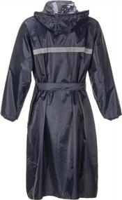 img 2 attached to QZUnique Women'S Men'S Lightweight Long Outdoor Ripstop Waterproof Packable Rain Jacket Zipper Raincoat With Hood